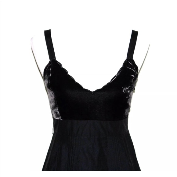 Anthro Velvet Bodice Dress - Picture 3 of 11